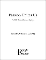 Passion Unites Us SATB choral sheet music cover Thumbnail